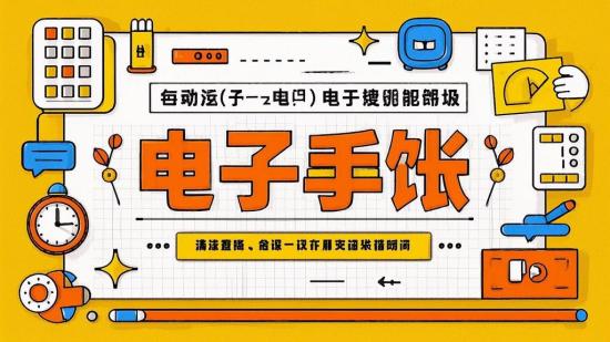 电子手帐免扣PNG素材大放送