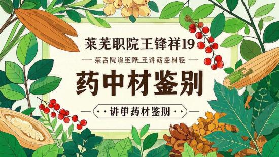 莱芜职院王锋祥19讲中药材鉴别