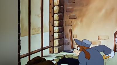 监狱中囚犯们各施奇招谋划越狱，老狗历经波折仍难与自由世界结缘    .老狗为了越狱躲在电视里