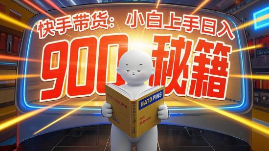 快手带货：小白上手日入 900+ 秘籍