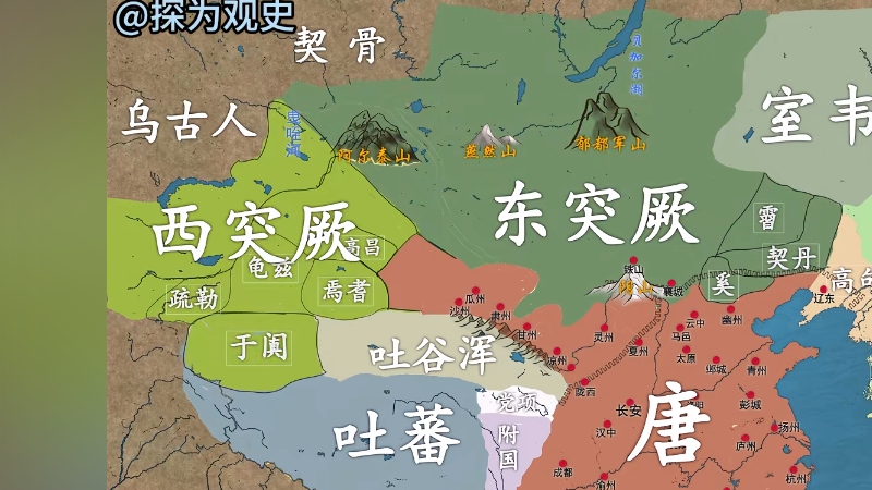 从东到西：唐与突厥的漫长征战，兴衰历程全梳理 .薛延陀