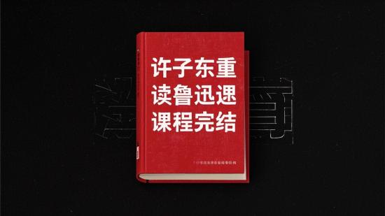 许子东重读鲁迅课程完结