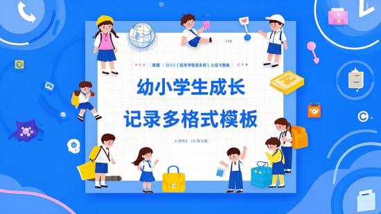 幼小学生成长记录多格式模板