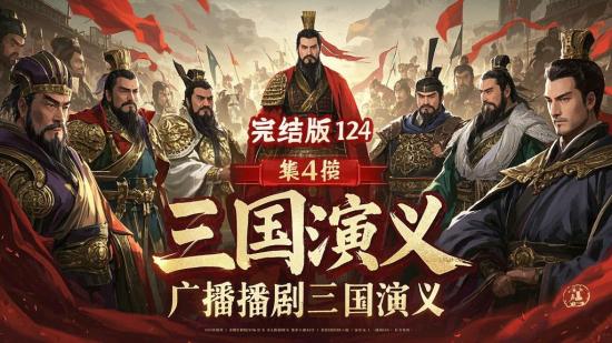 完结版124集广播剧三国演义