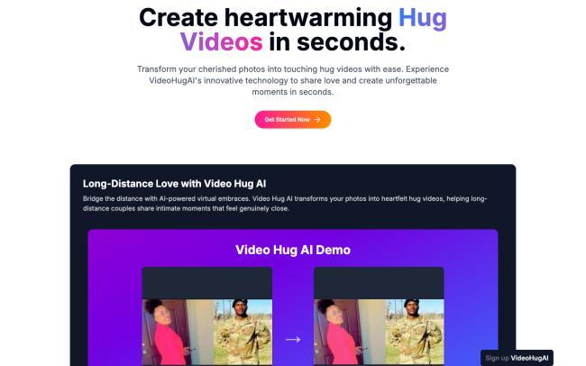 Video Hug AI拥抱视频生成器[原创资源]