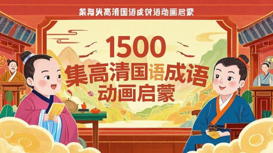 1500集高清国语成语动画启蒙