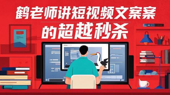 鹤老师讲短视频文案的超越秒杀
