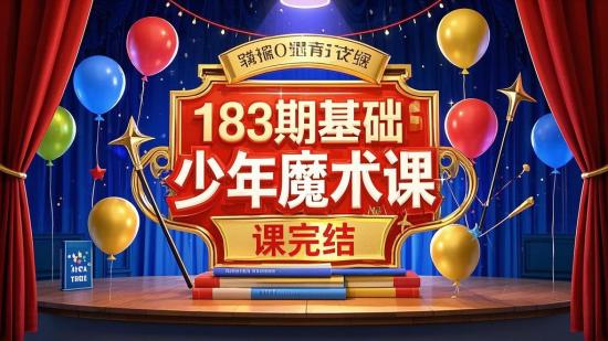 183期0基础少年魔术课完结