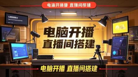 电脑开播直播间搭建