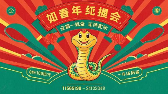 2025蛇年企业年会PPT模板分享