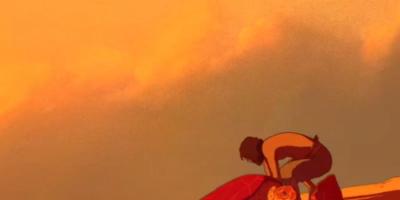 男人孤岛求生屡遭挫折，因海龟毁竹筏而虐龟，最终却与变女人的龟相爱 .红海龟变成女人