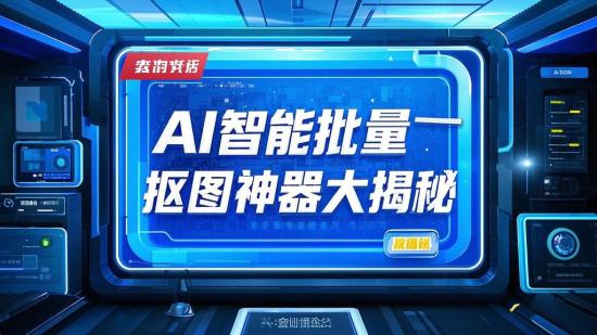 AI智能批量抠图神器大揭秘