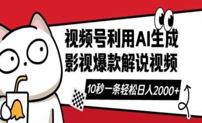 AI影视解说搬运[文案网原创资源]