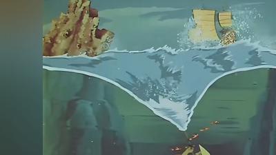 超能三兄弟各展绝技，为救老二对抗残暴县太爷，终让其葬身海底 .刘氏兄弟动画