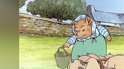 猪妈妈送子远行贴补家用，小猪历经波折逃离陷阱后决定前往乡下自力更生    .动画片猪小七