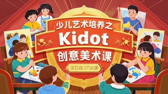 少儿艺术培养之Kidot创意美术课