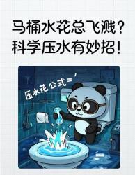 马桶压水花黑科技亲测有效的种科学防溅法！