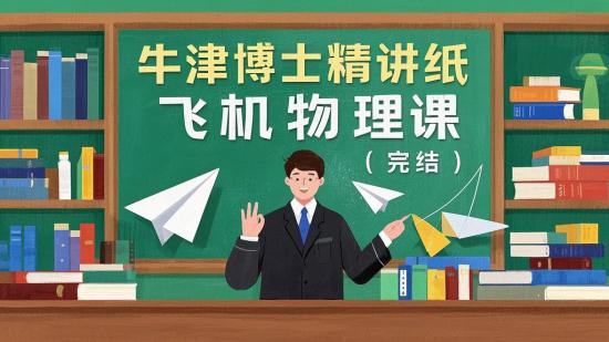 牛津博士精讲纸飞机物理课（完结）