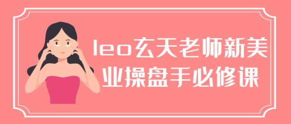 leo玄天老师新美业操盘手必修课【吾爱】