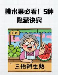 水果摊老板绝不会告诉你的个挑水果绝招！建议收藏！