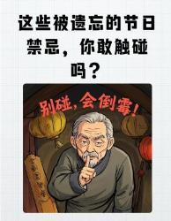 被遗忘的五大节日禁忌！老祖宗的规矩你敢破吗？