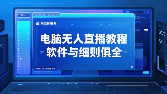 电脑无人直播教程 软件与细则俱全