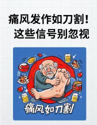 痛风发作像刀割！这个救命信号千万别硬扛