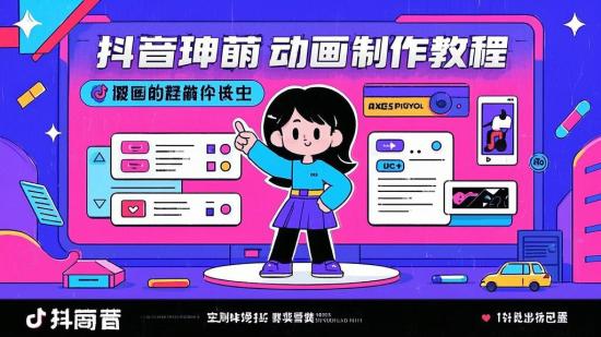 抖音萌漫人动画素材及制作教程