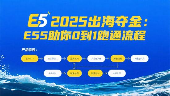 2025出海夺金：E55助你0到1跑通流程
