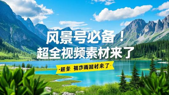 风景号必备！超全视频素材来了