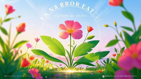 绝美花卉植物光影精选素材