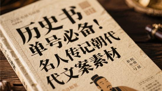 历史书单号必备！名人传记朝代文案素材