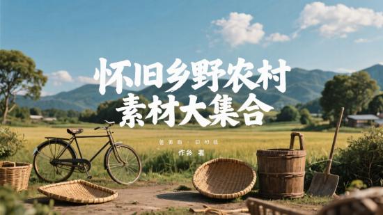 怀旧乡野农村素材大集合