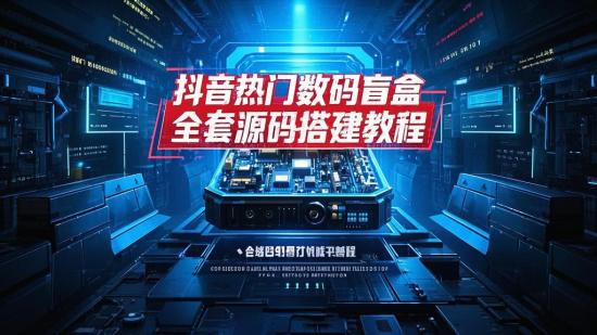 抖音热门数码盲盒，全套源码搭建教程