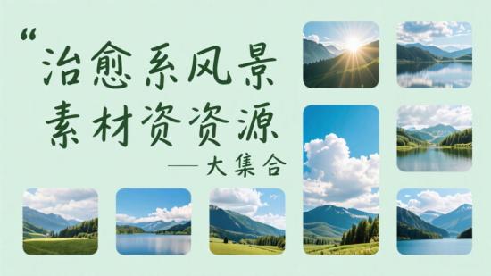 治愈系风景素材资源大集合