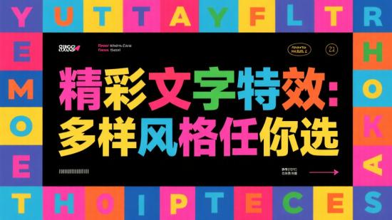 精彩文字特效：多样风格任你选