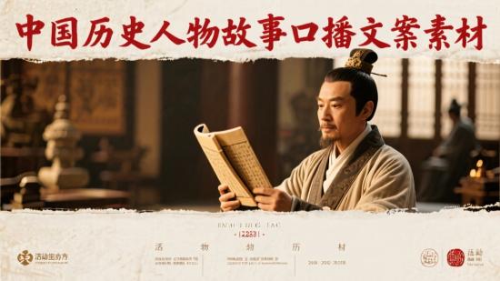 中国历史人物故事口播文案素材
