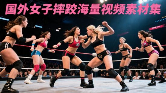 国外女子摔跤海量视频素材集