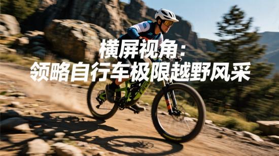 横屏视角：领略自行车极限越野风采