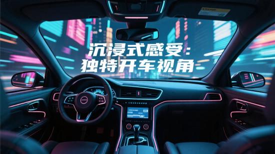 沉浸式感受：独特开车视角