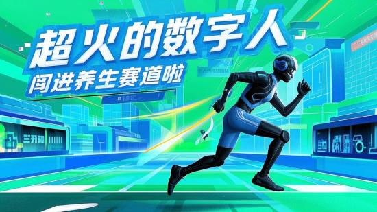 超火的数字人，闯进养生赛道啦