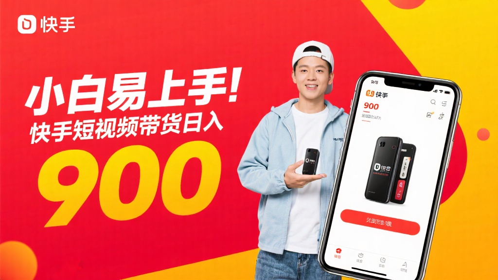 小白易上手！快手短视频带货日入 900+