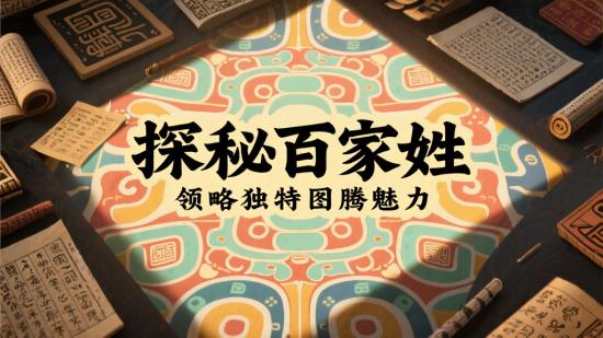 探秘百家姓,领略独特图腾魅力