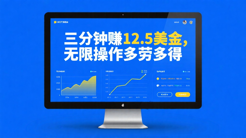 三分钟赚12.5美金，无限操作多劳多得