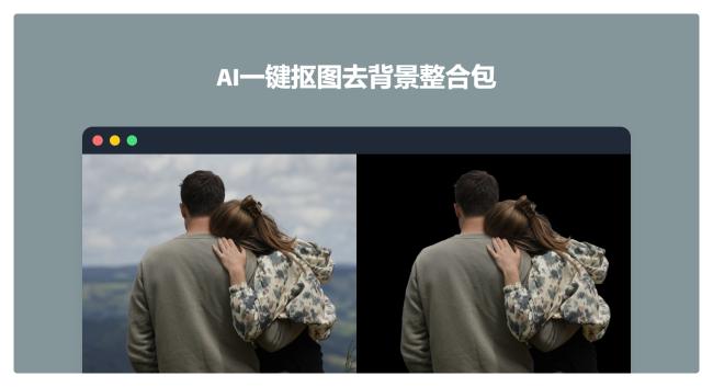 AI一键抠图去背景整合包！简直是懒人福音！