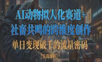 AI动物拟人化赛道