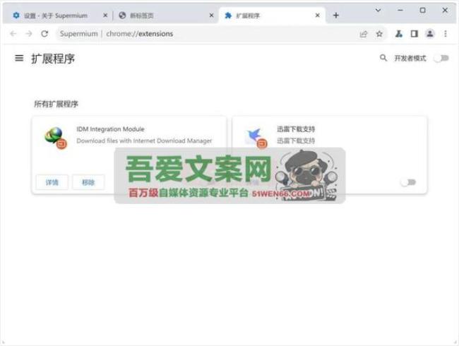 Supermium 免费开源的第三方浏览器_V126.0.6478.260 PC绿色版