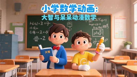 小学数学动画：大智与呆呆动漫数学
