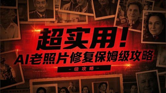 超实用！AI老照片修复保姆级攻略