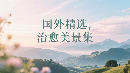 国外精选，氛围感拉满的治愈美景集